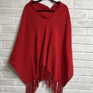Ponchos tejido a telar