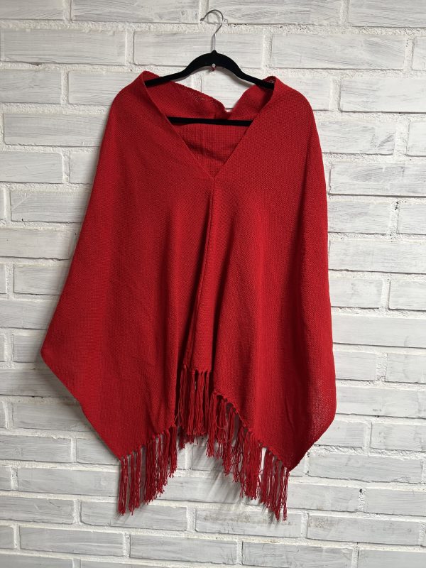 Ponchos tejido a telar