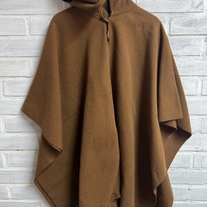 Poncho tejido a telar